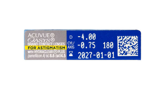 ACUVUE® OASYS Toric (for Astigmatism) Box