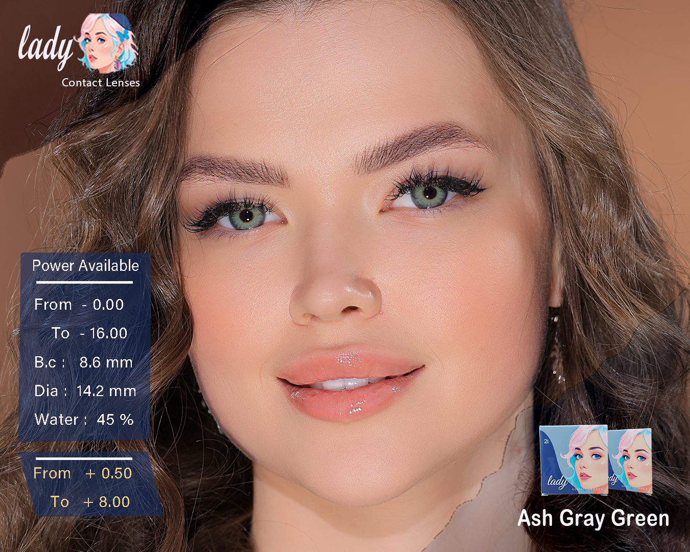 Lady Ash Gray Green (Yearly)
